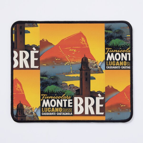 Item preview, Funicolare Monte Brè Mountain Lake Landscape Bell Tower Travel Poster : Vintage Advertisement designed and sold by artofuniverse.