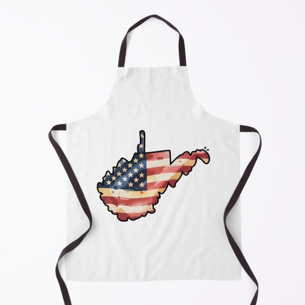 Item preview, West Virginia Stars & Stripes State Silhouette – Distressed Americana designed and sold by Paper Drip.