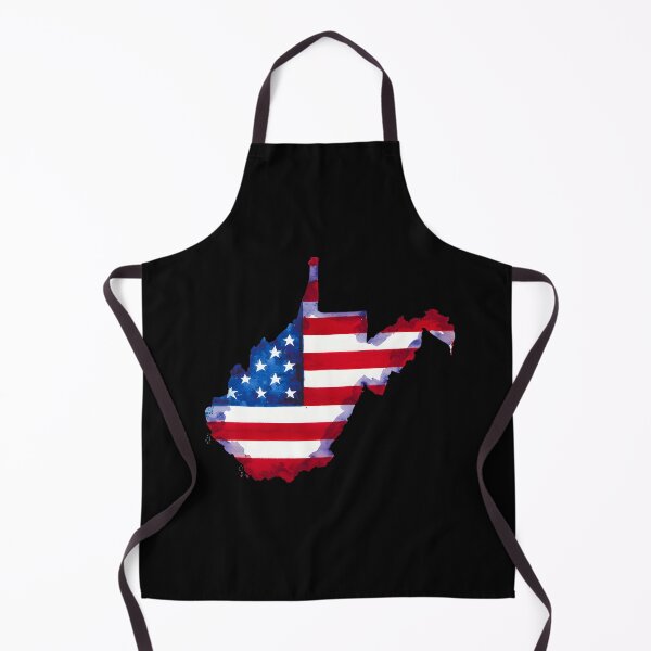 Item preview, West Virginia Stars & Stripes State Silhouette – Distressed Americana designed and sold by Paper Drip.