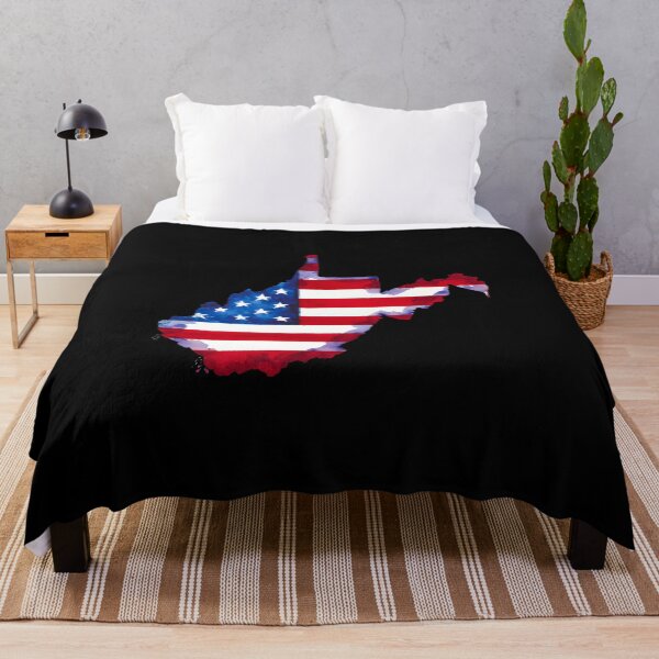 Item preview, West Virginia Stars & Stripes State Silhouette – Distressed Americana designed and sold by Paper Drip.