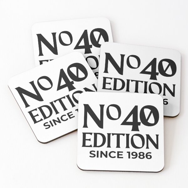 Item preview, 40th Birthday Limited Edition 1986 Anniversary designed and sold by highflycrafts.