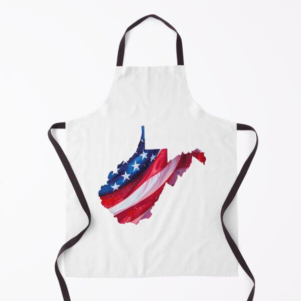 Item preview, West Virginia Stars & Stripes State Silhouette – Distressed Americana designed and sold by Paper Drip.