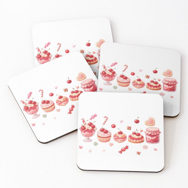 Item preview, Kawaii Cherry Cupcakes designed and sold by CrazySweets.