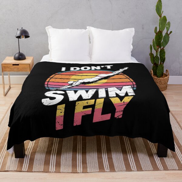 Item preview, Swimmer I Don't Swim I Fly Butterfly Swimming  designed and sold by VerseFarm.