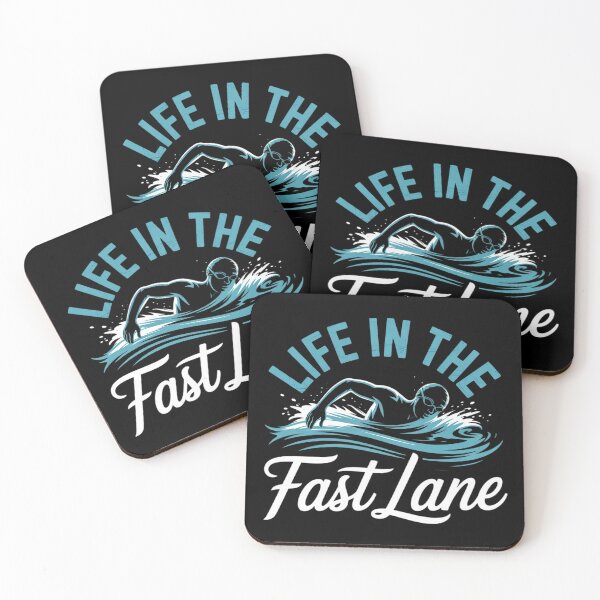 Item preview, Swimmer Life In Lane Fast Swimming Athlete Water Sports designed and sold by KotexTemu.