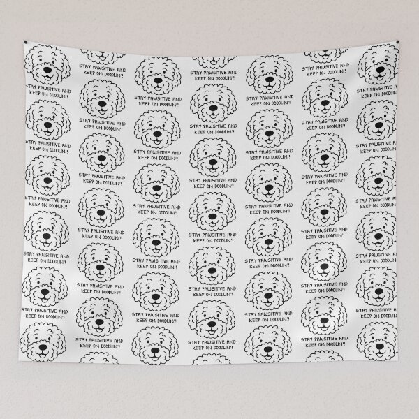 Item preview, Aussie Doodle -Stay Pawsitive and Keep on Doodling! designed and sold by Andantino.