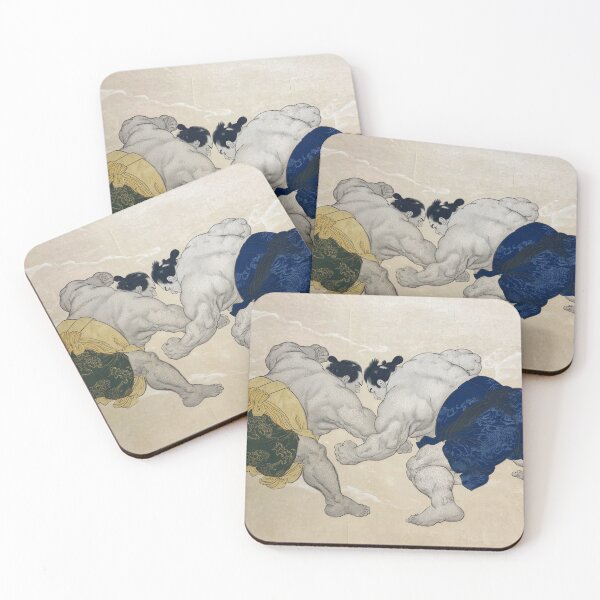Item preview, Traditional Sumo Wrestlers Grappling designed and sold by lautir.