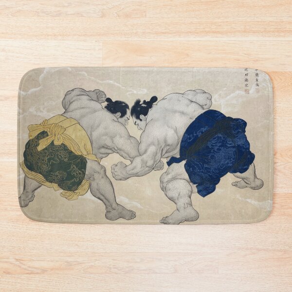 Item preview, Traditional Sumo Wrestlers Grappling designed and sold by lautir.