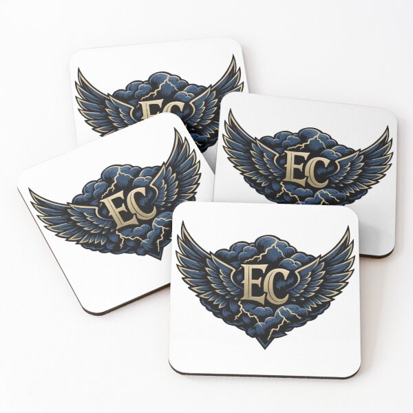 Artikelvorschau, Electric Callboy Storm Wings Avatar – Dark Winged Thunder Cloud Monogramm-Design entworfen und verkauft von OphiraBloom.