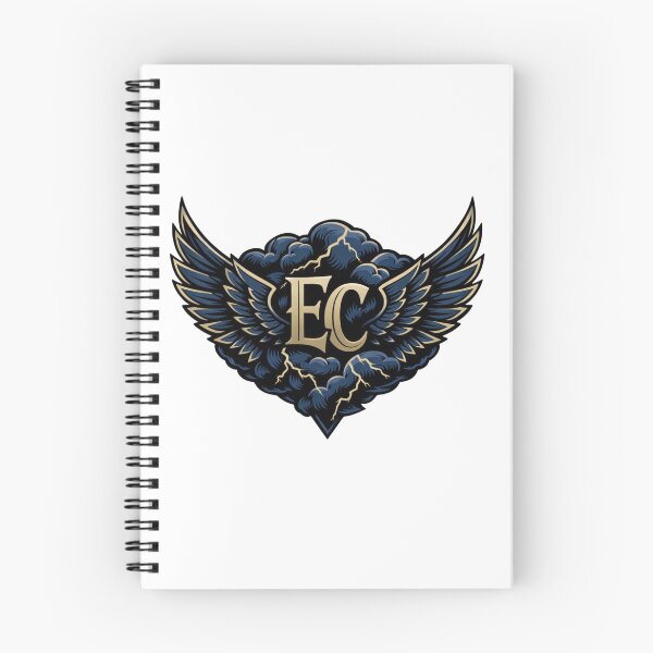 Item preview, Electric Callboy Storm Wings Avatar – Dark Winged Thunder Cloud Monogram Design designed and sold by Ophira Bloom.