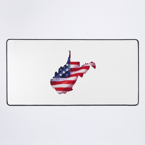 Item preview, West Virginia Stars & Stripes State Silhouette – Distressed Americana designed and sold by Paper Drip.