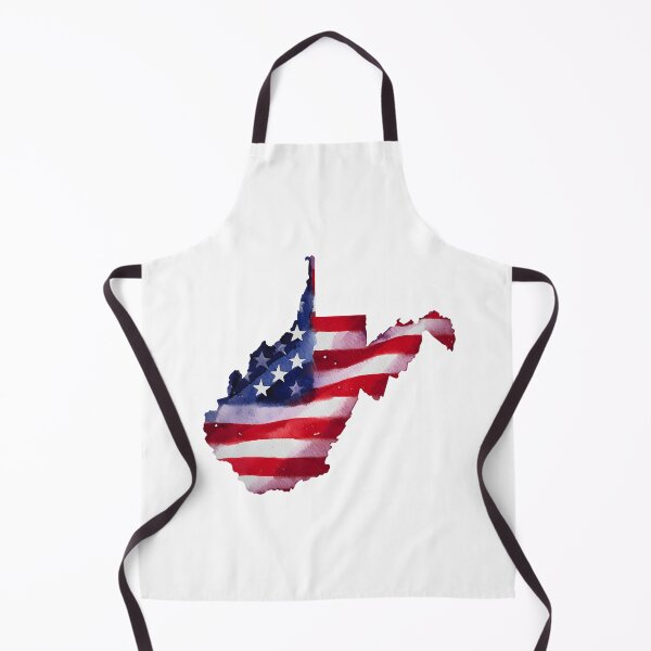 Item preview, West Virginia Stars & Stripes State Silhouette – Distressed Americana designed and sold by Paper Drip.