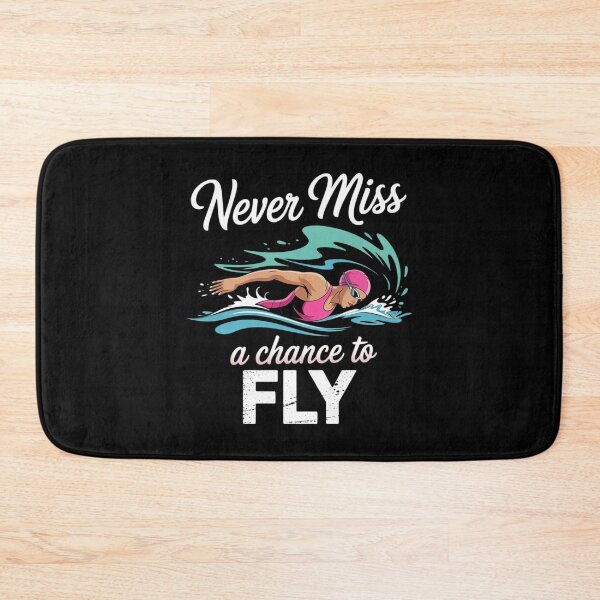 Item preview, Swimmer Swim Never Miss A Chance To Fly Butterfly Swimming designed and sold by VerseFarm.