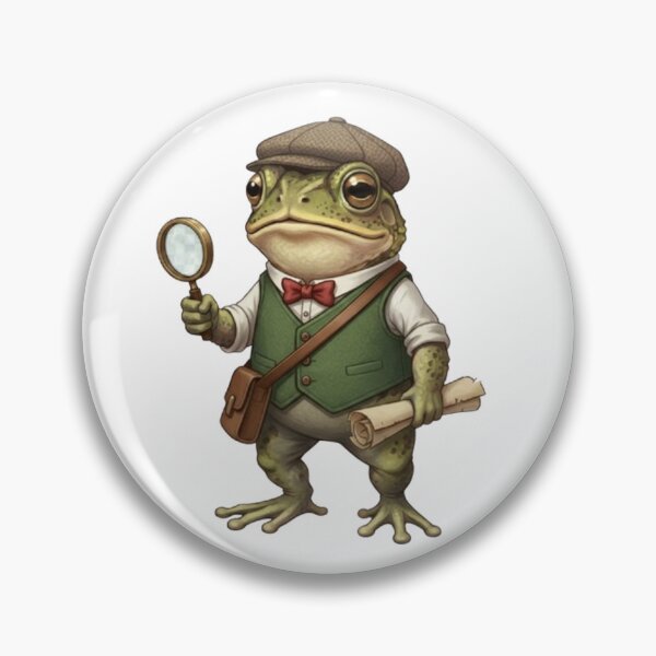Item preview, Detective Toad: Vintage Sherlock Style Illustration designed and sold by CHRIST5000.