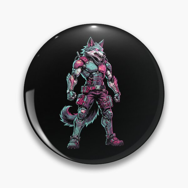 Item preview, Cyberpunk Rage Wolf Neon Armor designed and sold by SajQ.