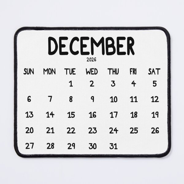 Item preview, December 2026 Calendar Bold designed and sold by toowoosh.