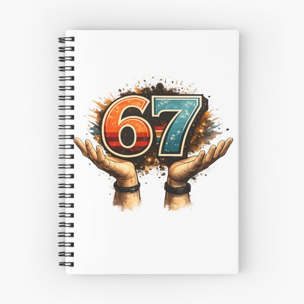 Item preview, 67 Meme Hand Gesture – Viral TikTok Joke Design designed and sold by Nuvijo.