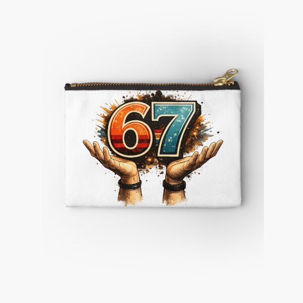 Item preview, 67 Meme Hand Gesture – Viral TikTok Joke Design designed and sold by Nuvijo.