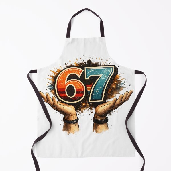 Item preview, 67 Meme Hand Gesture – Viral TikTok Joke Design designed and sold by Nuvijo.