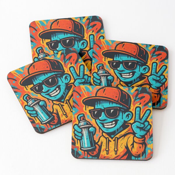 Item preview, Urban Street Graffiti Character - Cool Pop Art Design designed and sold by akkhakan.