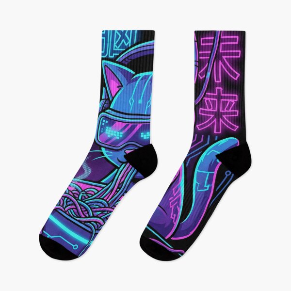 Item preview, Cyberpunk Ramen Cat designed and sold by WojcikDesigners.