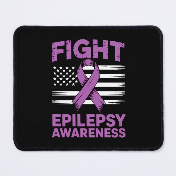 Item preview, I Wear Purple for Epilepsy Awareness USA Flag designed and sold by sterabamineh.