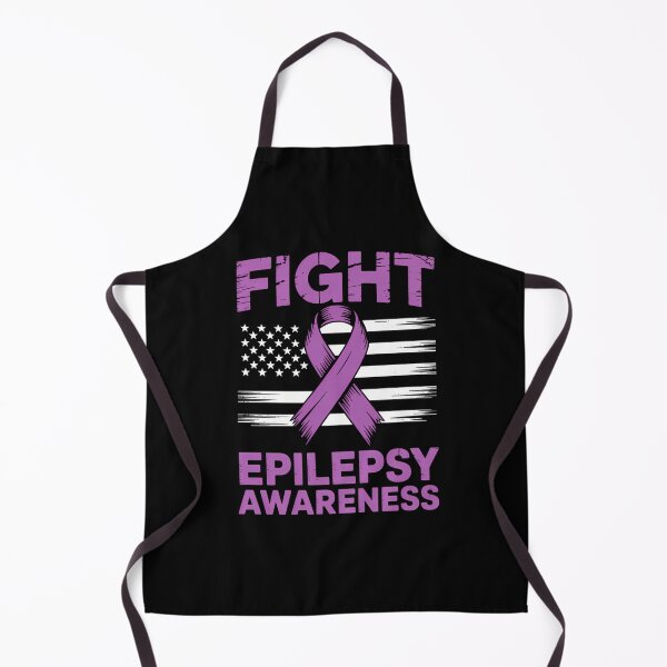 Item preview, I Wear Purple for Epilepsy Awareness USA Flag designed and sold by sterabamineh.