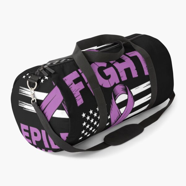 Item preview, I Wear Purple for Epilepsy Awareness USA Flag designed and sold by sterabamineh.