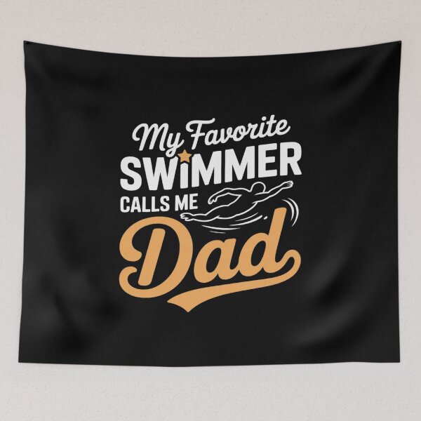 Item preview, Swimming Father's Day  designed and sold by VerseFarm.