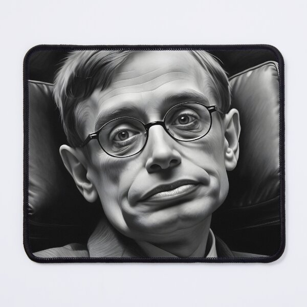 Item preview, Stephen Hawking designed and sold by WorldofCharcoal.