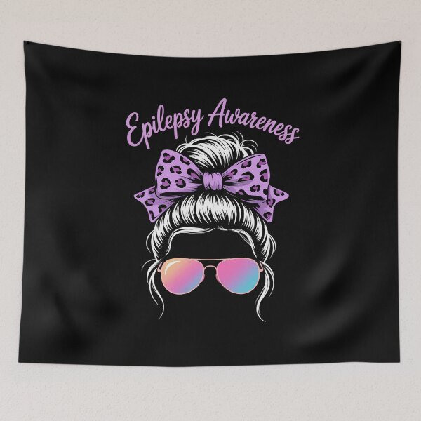 Item preview, I Wear Purple For Epilepsy Awareness designed and sold by sterabamineh.