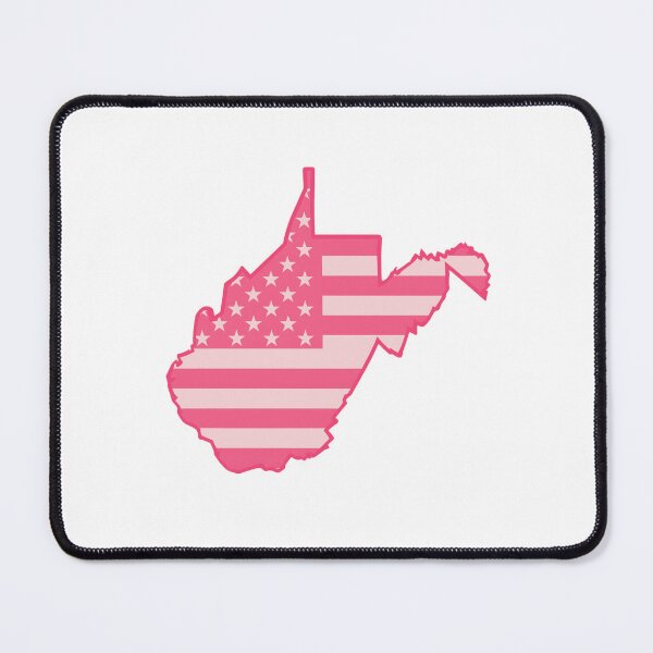 Item preview, West Virginia USA Flag Silhouette – Stars and Stripes State Outline designed and sold by Paper Drip.