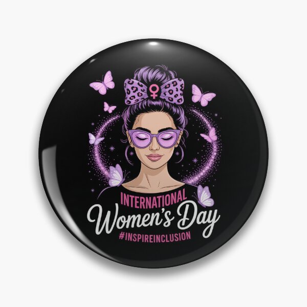 Item preview, International Women_s Day  8 March Messy Bun designed and sold by sterabamineh.