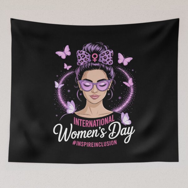 Item preview, International Women_s Day  8 March Messy Bun designed and sold by sterabamineh.
