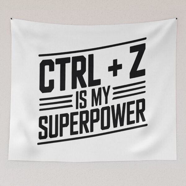 Item preview, CTRL + Z Is My Superpower – Funny Programmer & Tech Humor T-Shirt designed and sold by RMTrendy.