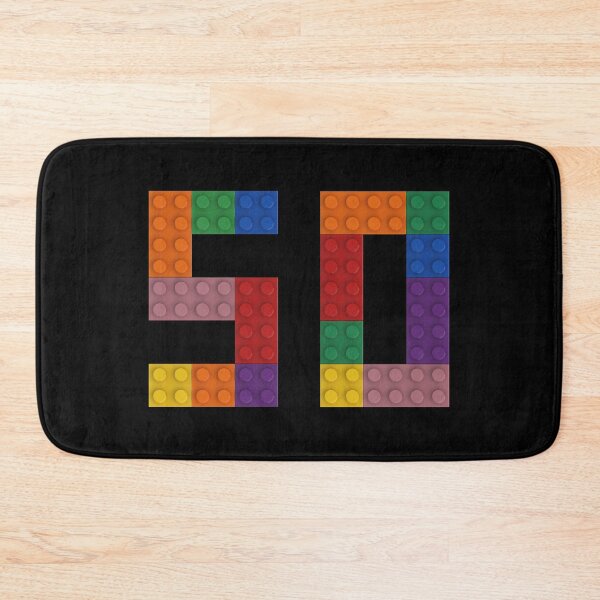 Item preview, 50 numbering made of bricks designed and sold by Brickification.