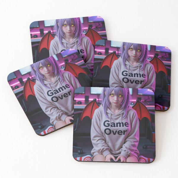 Item preview, Purple haired devil introvert gaming setup designed and sold by CathryneDelamort.