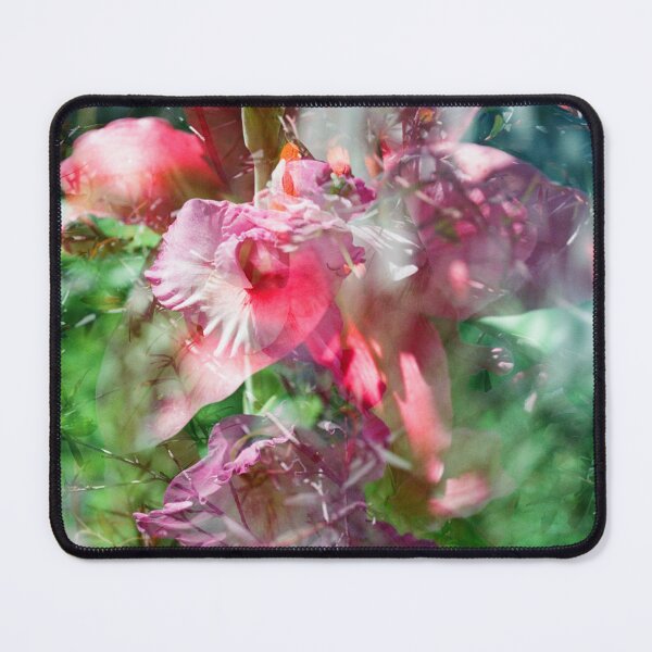 Item preview, Double Exposure: Pink Lily and Purple Gladioli designed and sold by Melissa Holland.