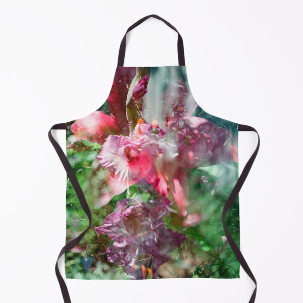 Item preview, Double Exposure: Pink Lily and Purple Gladioli designed and sold by Melissa Holland.