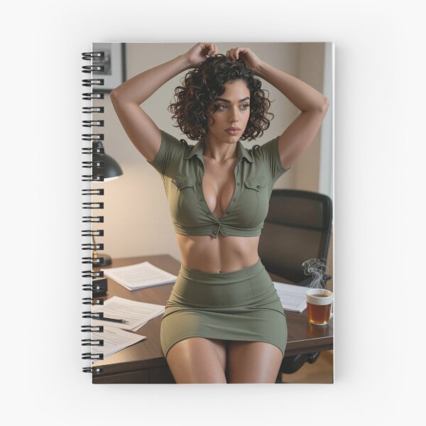 Item preview, Sarah introvert in olive office attire designed and sold by CathryneDelamort.