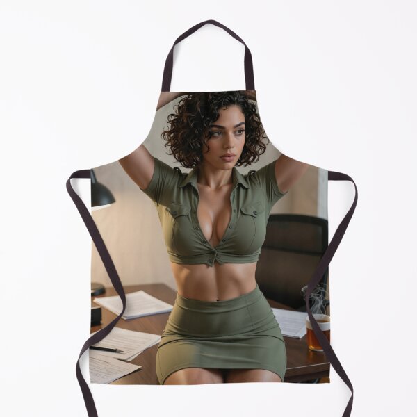 Item preview, Sarah introvert in olive office attire designed and sold by CathryneDelamort.