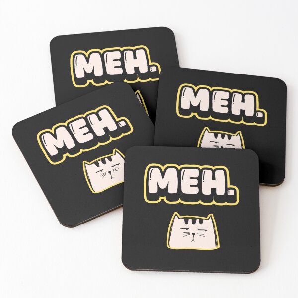 Item preview, Meh Cat designed and sold by Simply Positive.