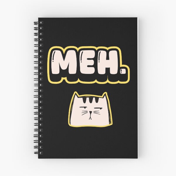 Item preview, Meh Cat designed and sold by Simply Positive.