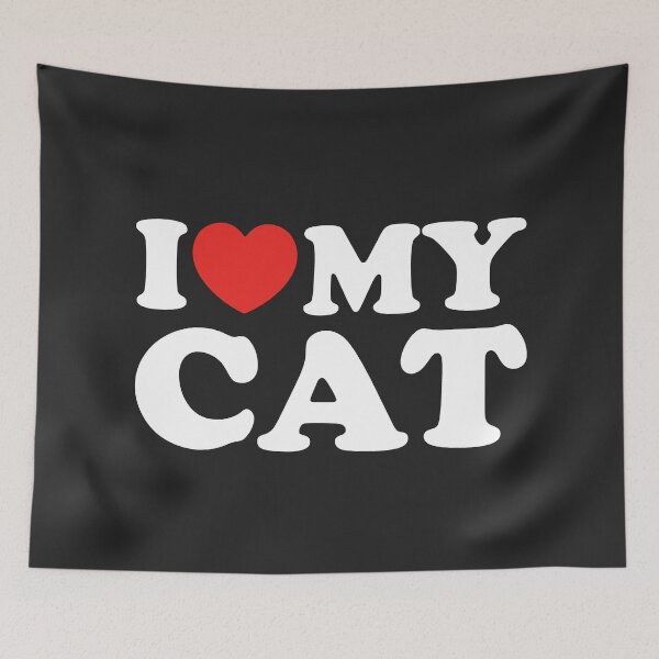 Item preview, I Love My Cat designed and sold by shitpostee.