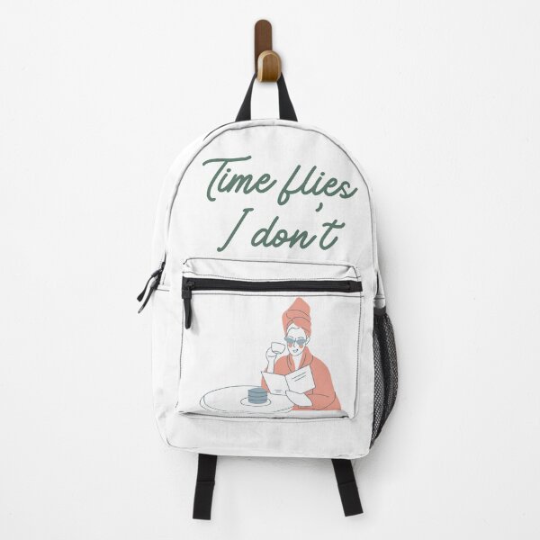 Item preview, Time Flies I Don’t – Minimal Sarcastic Quote Design designed and sold by Fersworks Bar. ⭐⭐⭐⭐⭐.