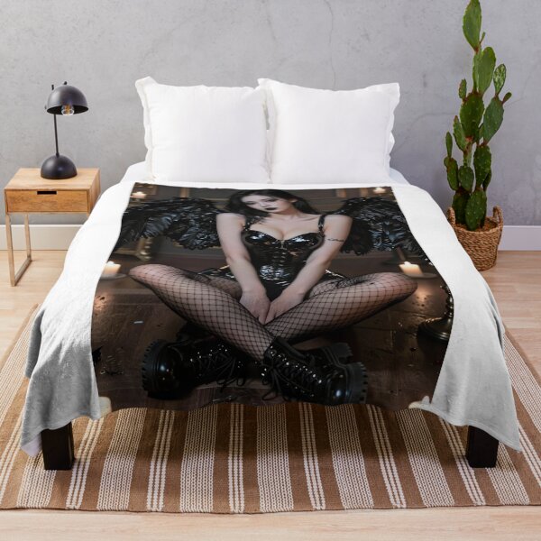 Item preview, Dark angel introvert in candlelit room designed and sold by CathryneDelamort.