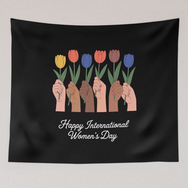 Item preview, International Women_s Day Floral Cute designed and sold by sterabamineh.
