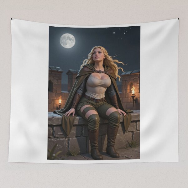 Item preview, Astrid blonde introvert castle wall armor boots designed and sold by CathryneDelamort.