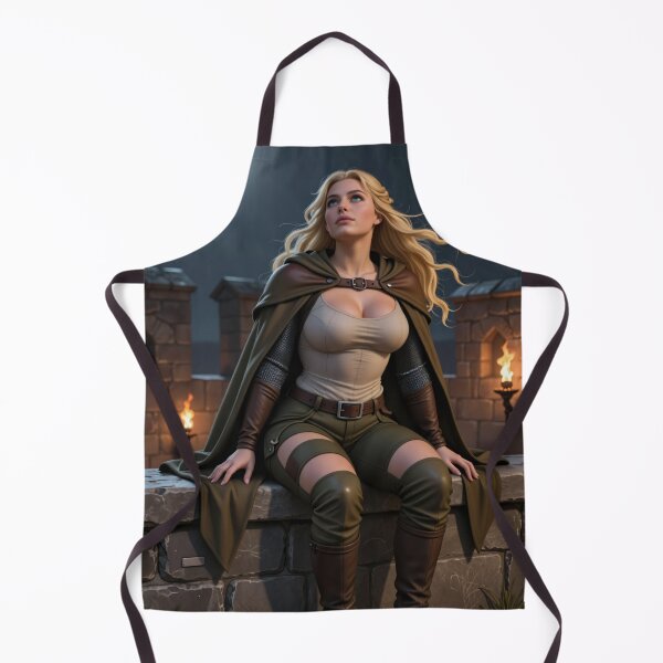 Item preview, Astrid blonde introvert castle wall armor boots designed and sold by CathryneDelamort.