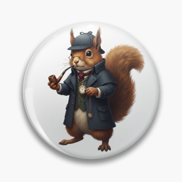 Item preview, The Squirrel Detective: Vintage Sherlock Holmes Style Illustration designed and sold by CHRIST5000.